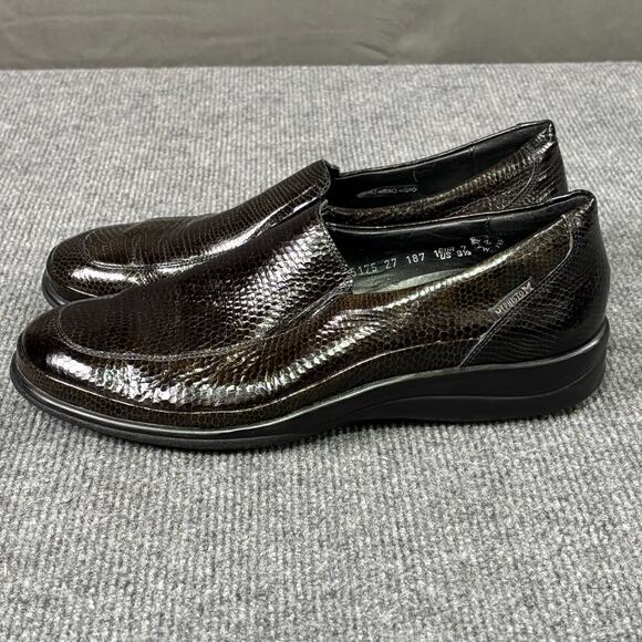 Mephisto Loafers Men 9.5 Air Jet Leather Slip On Snakeskin Preppy Quiet Luxury main image 11